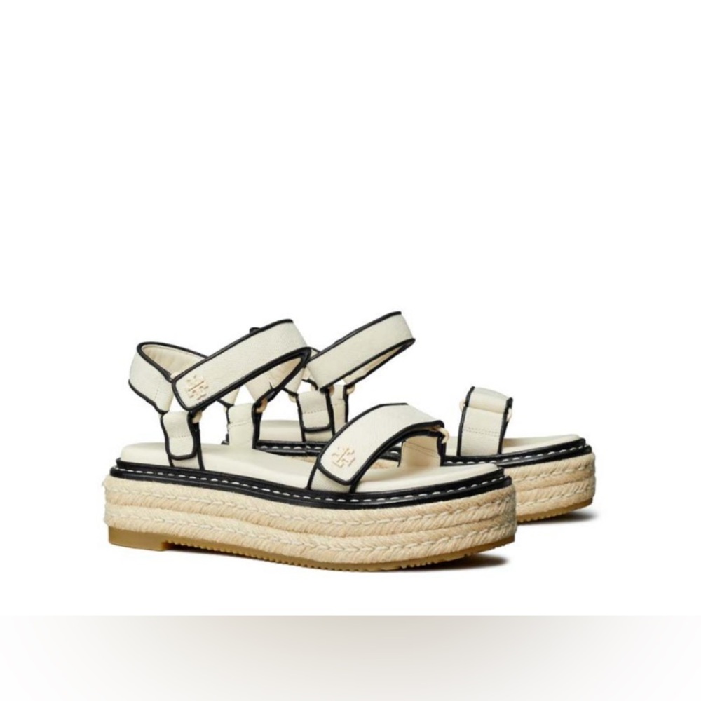 Tory Burch Women Platform Sport Leather Sandal